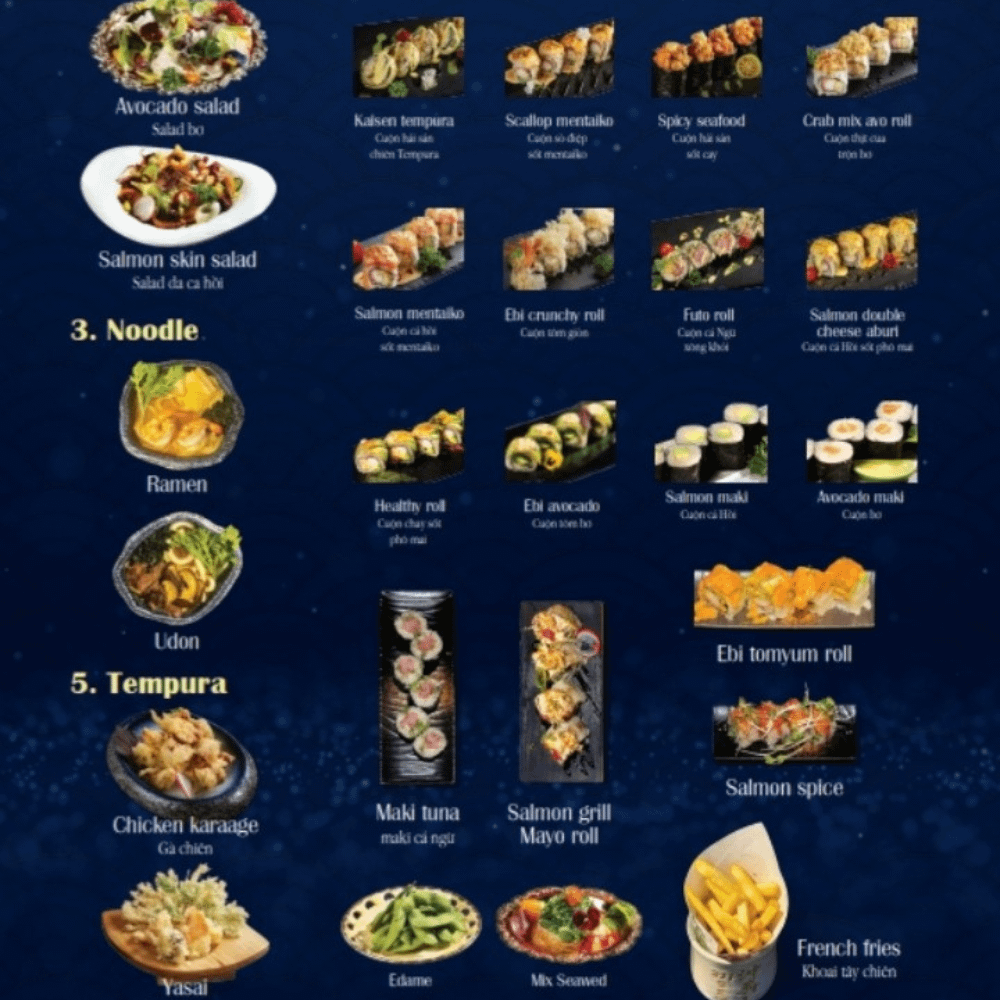 QUÁN SUSHI GIÁ RẺ VỚI KHÔNG GIAN ẤM CÚNG CHO GIỚI TRẺ SÀI THÀNH